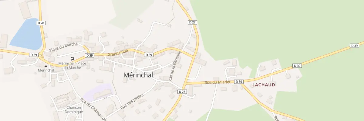Plan du 3 Rue de la Garenne à Mérinchal