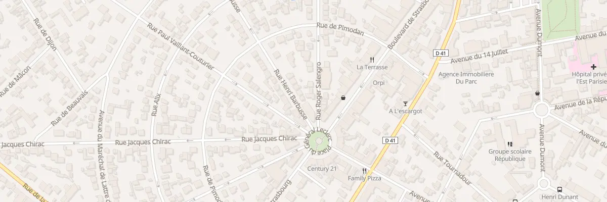 Plan du 4 Rue Henri Barbusse à Aulnay-sous-Bois