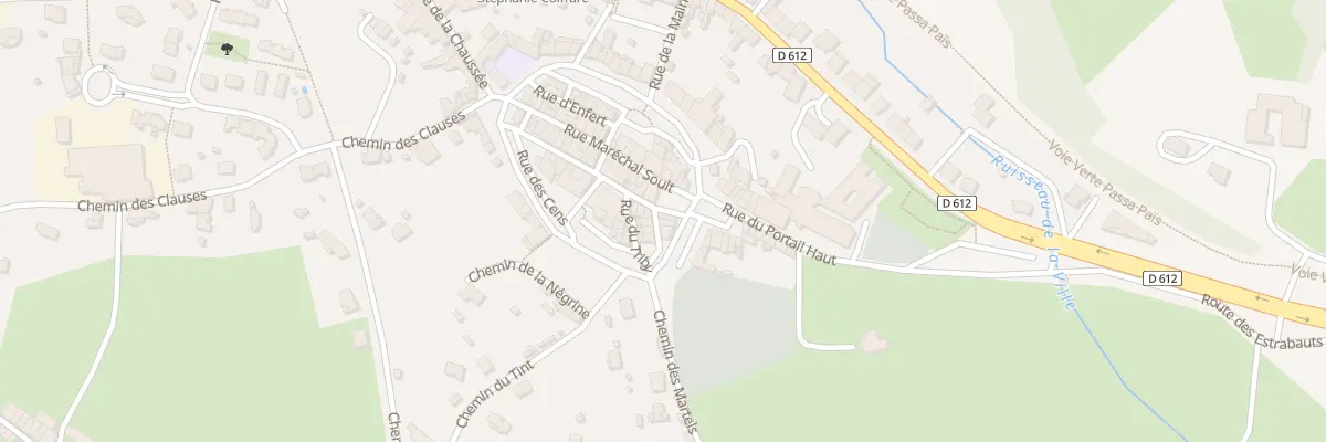 Plan du 2 Rue de l’Eglise à Saint-Amans-Soult