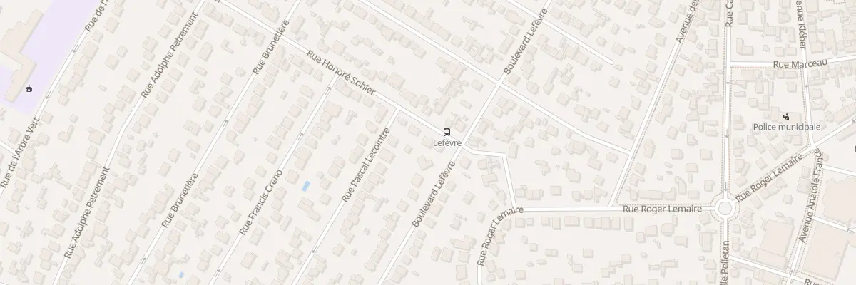 Plan du 9 Rue Honoré Sohier à Aulnay-sous-Bois