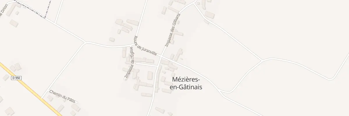 Plan du 3 Che de l’Alambic à Mézières-en-Gâtinais