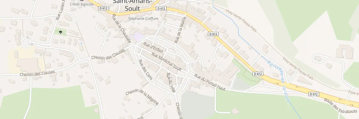 Plan du 26 Rue Saint Martin à Saint-Amans-Soult