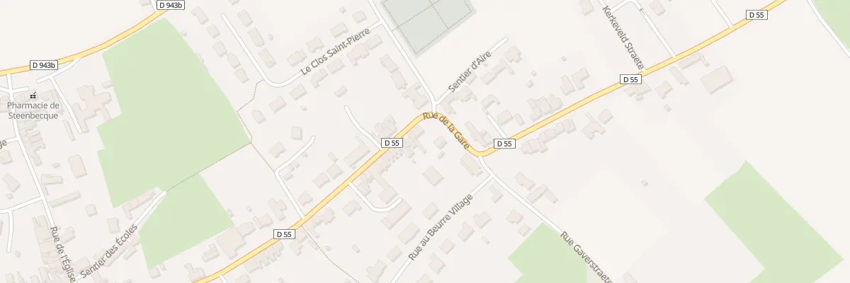 Plan du 64 Rue de la Gare à Steenbecque