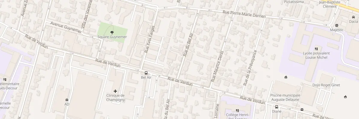 Plan du 24 Rue du Bel-air à Champigny-sur-Marne