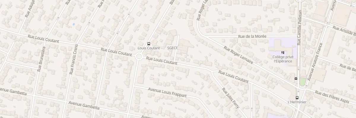 Plan du 50 Rue Louis Coutant à Aulnay-sous-Bois