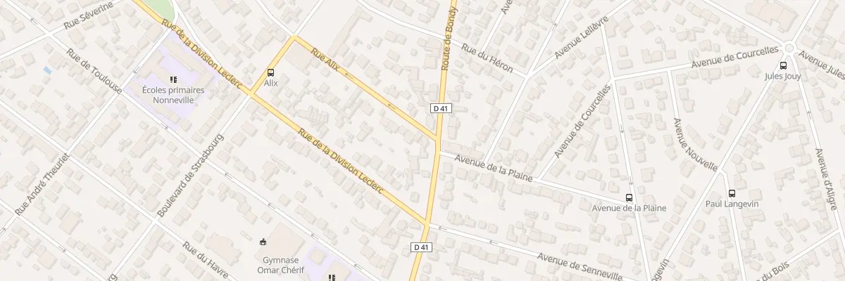 Plan du 122 Rue Alix à Aulnay-sous-Bois