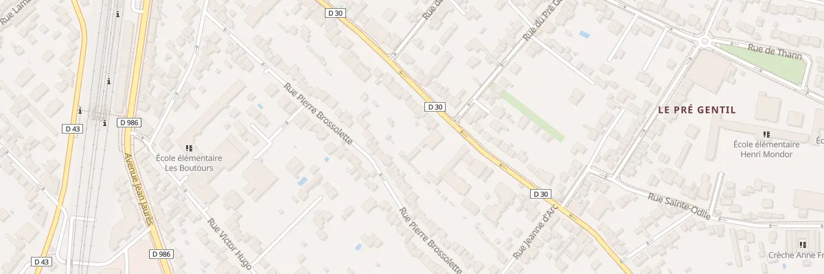 Plan du 84 Rue du Gen Leclerc à Rosny-sous-Bois