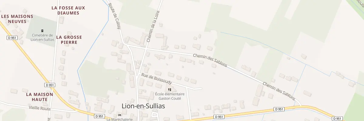 Plan du 19 Che des Sablons à Lion-en-Sullias