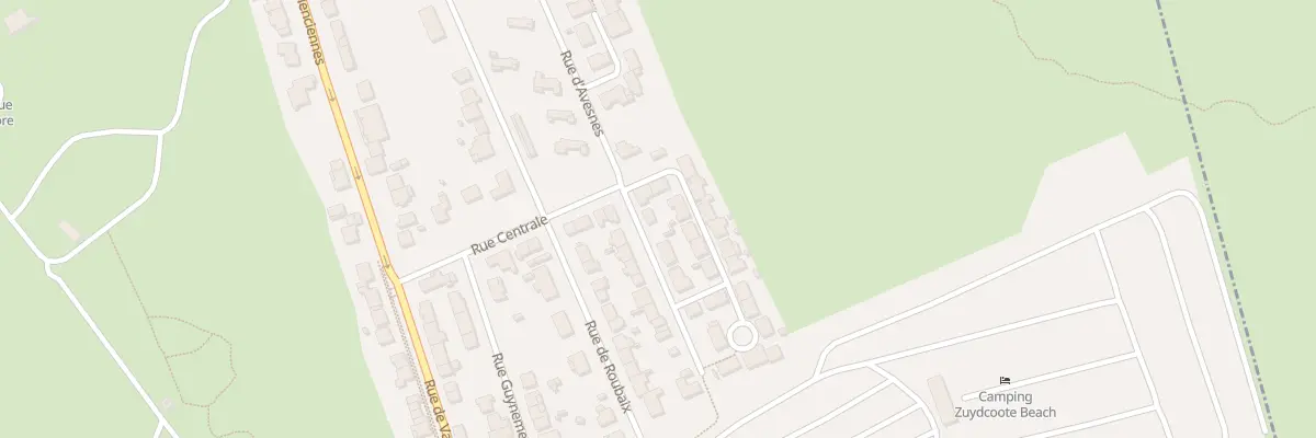 Plan du 25 Rue d’Avesnes à Zuydcoote