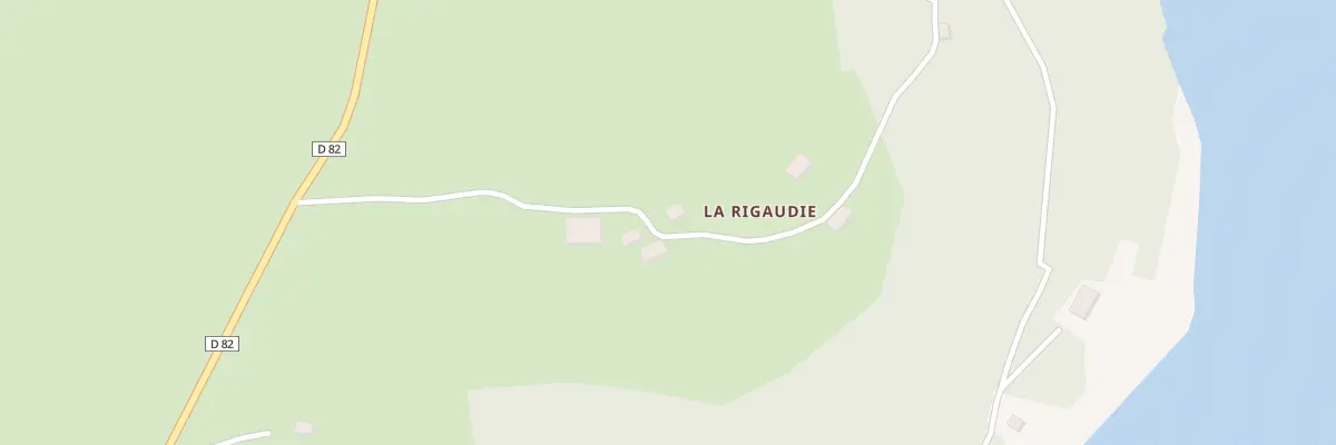 Plan du 1 La Rigaudie à Sarroux - Saint Julien