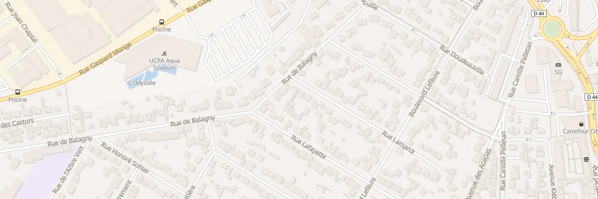 Plan du 37 Rue Lamarck à Aulnay-sous-Bois