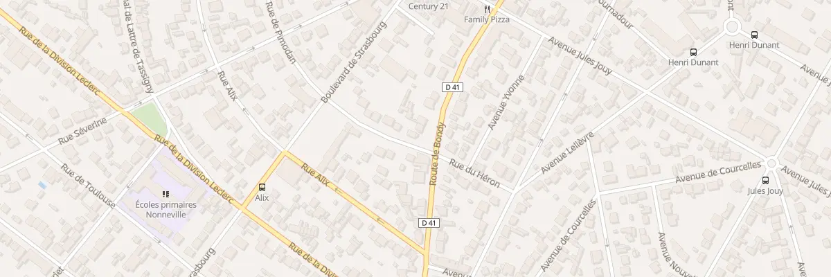 Plan du 81 Rue de Pimodan à Aulnay-sous-Bois