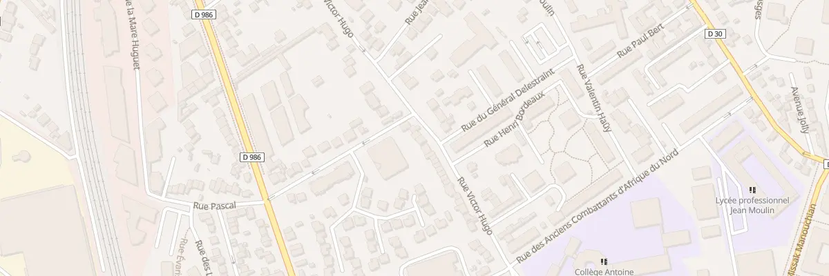 Plan du 112 Rue Victor Hugo à Rosny-sous-Bois
