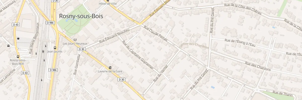 Plan du 11B Rue Guynemer à Rosny-sous-Bois
