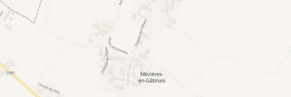 Plan du 4 Imp des Gilbarts à Mézières-en-Gâtinais