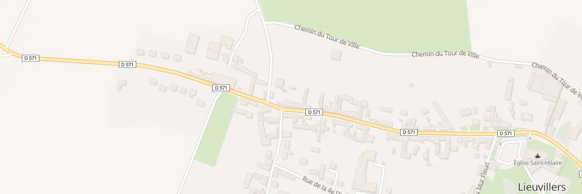 Plan du 628 Gr Grande Rue à Lieuvillers