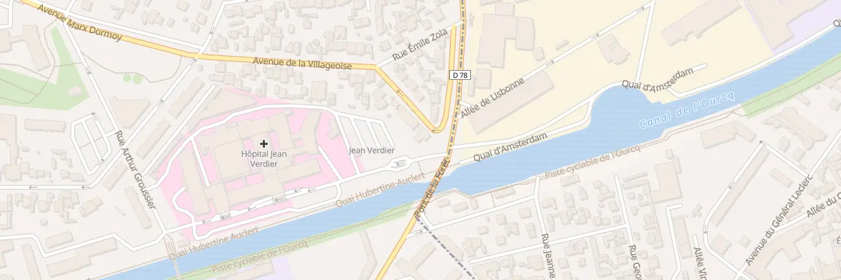 Plan du 50 Av de la Villageoise à Bondy