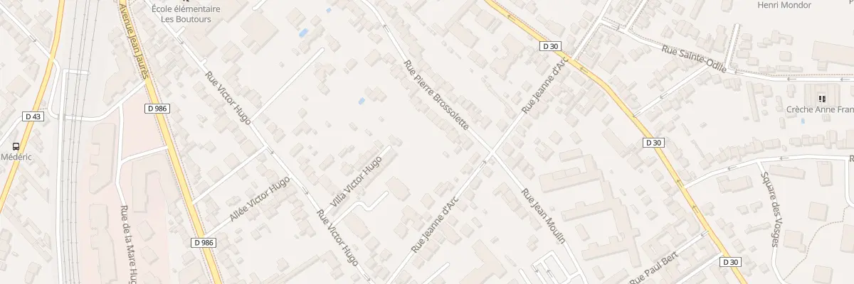 Plan du 70 Rue Pierre Brossolette à Rosny-sous-Bois