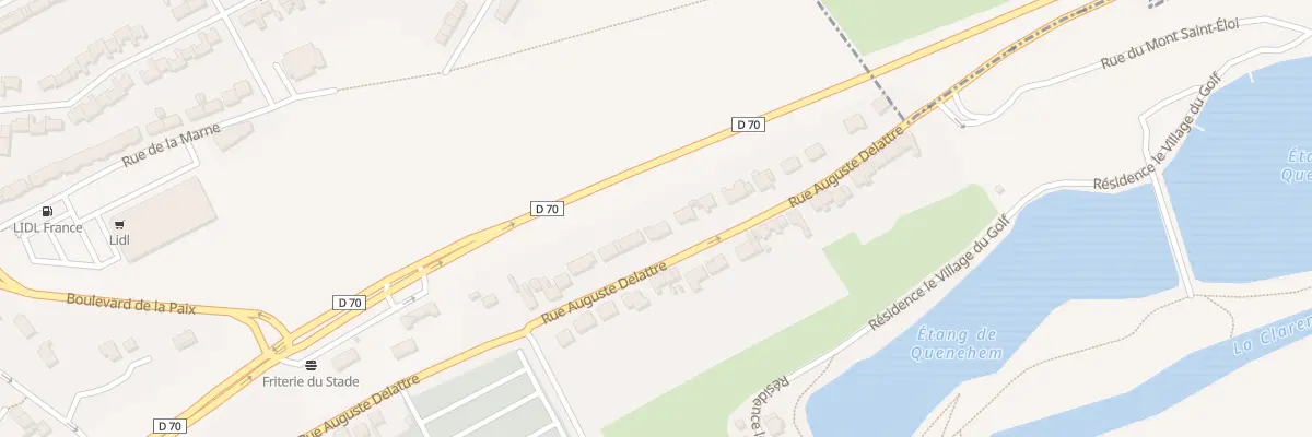 Plan du 93 Rue Auguste Delattre à Calonne-Ricouart