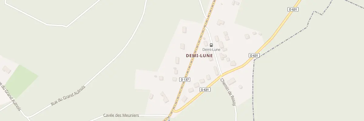 Plan du 3 La Demi Lune à Bailleval