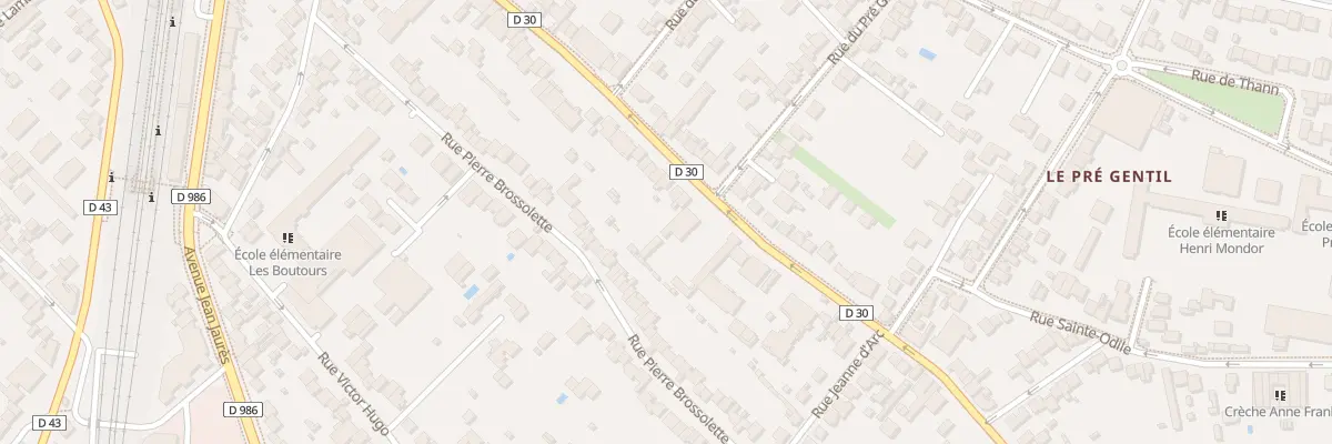 Plan du 86 Rue du Gen Leclerc à Rosny-sous-Bois