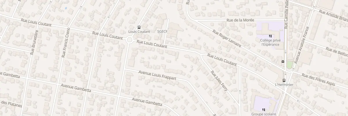 Plan du 35 Rue Louis Coutant à Aulnay-sous-Bois