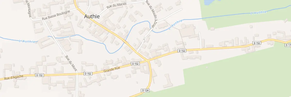Plan du 5081 Le Village à Authie