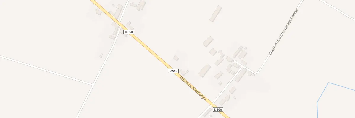 Plan du 19 Rte de Montargis à Mézières-en-Gâtinais