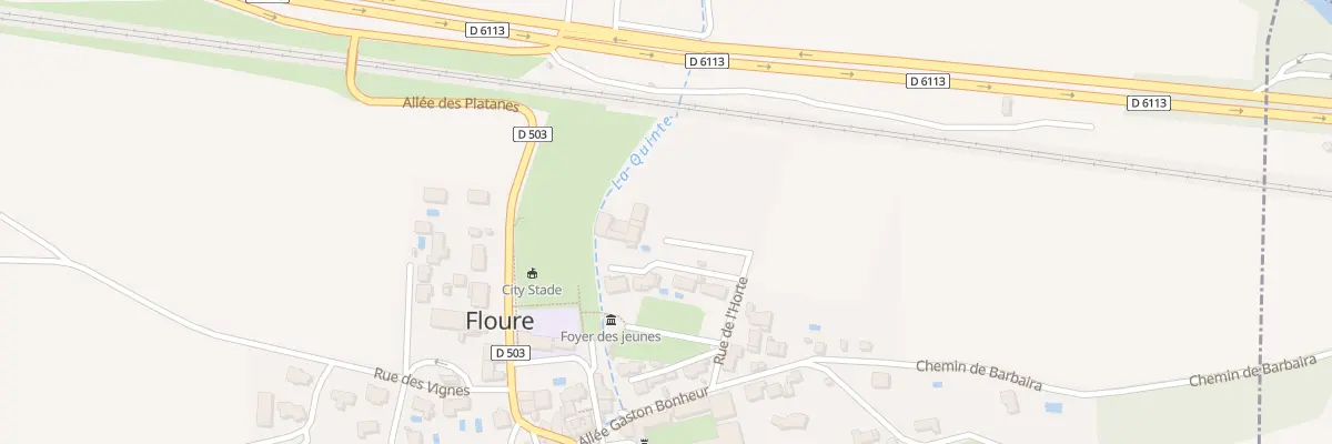Plan du 2 Rue de l’Horte à Floure