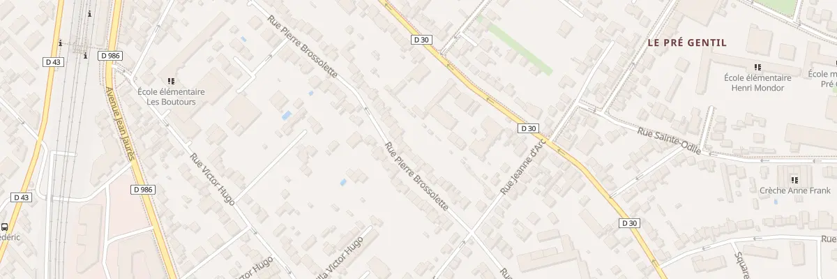 Plan du 67 Rue Pierre Brossolette à Rosny-sous-Bois