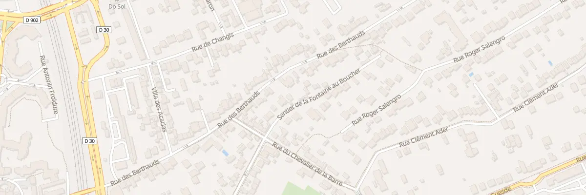 Plan du 78 Rue des Berthauds à Rosny-sous-Bois