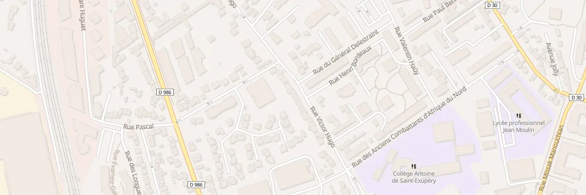 Plan du 136B Rue Victor Hugo à Rosny-sous-Bois