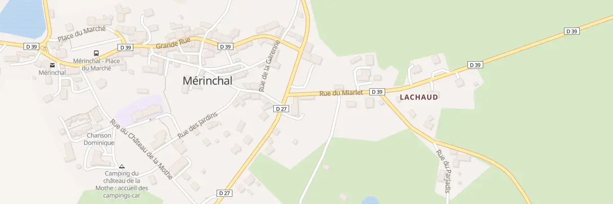 Plan du 4 Rue du Miarlet à Mérinchal