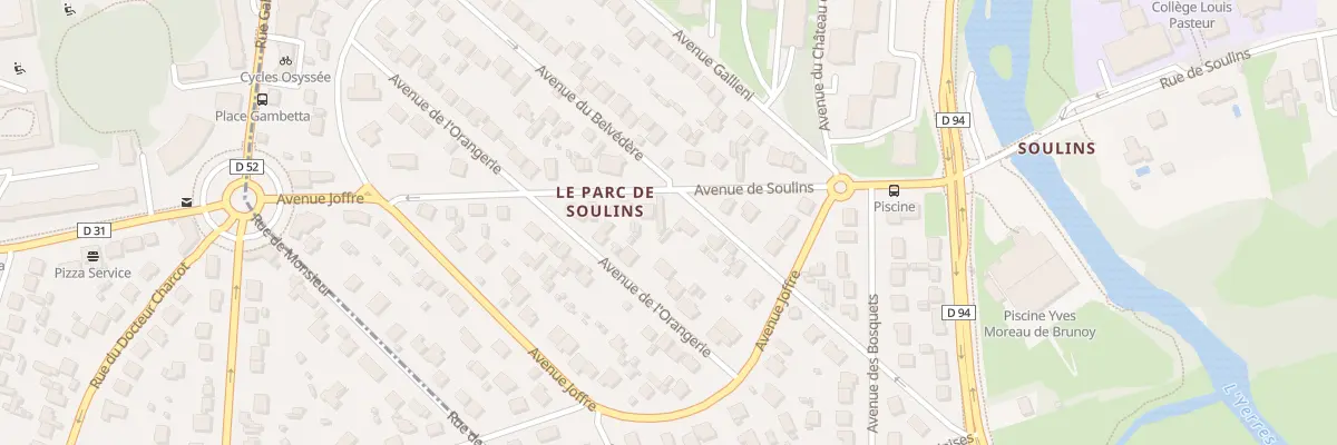 Plan du 23A Av du Belvédère à Brunoy