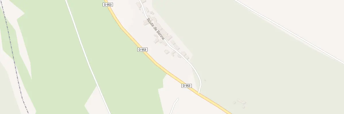Plan du 131 Rte de Benne à Dampierre-en-Burly