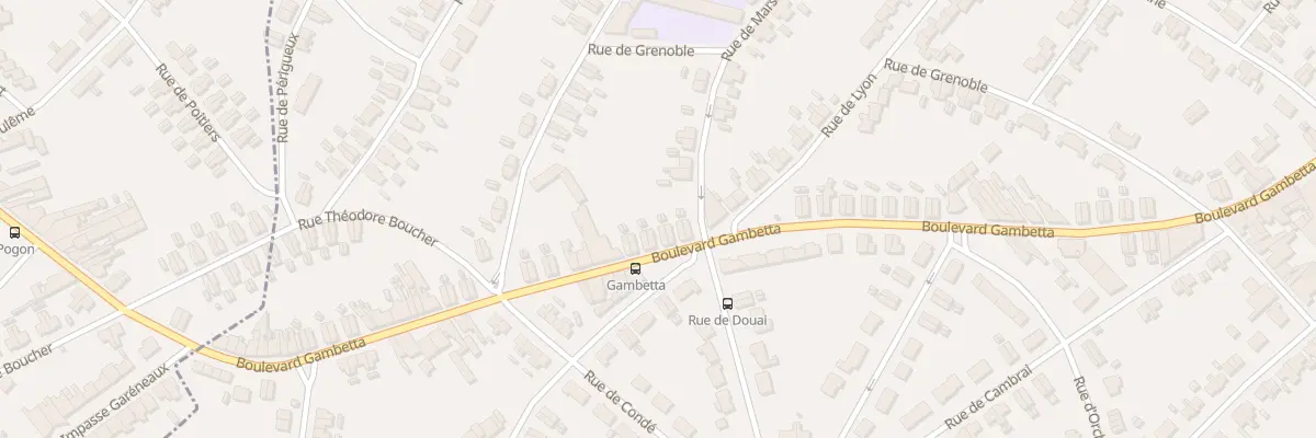 Plan du 175 Bd Gambetta à Marles-les-Mines