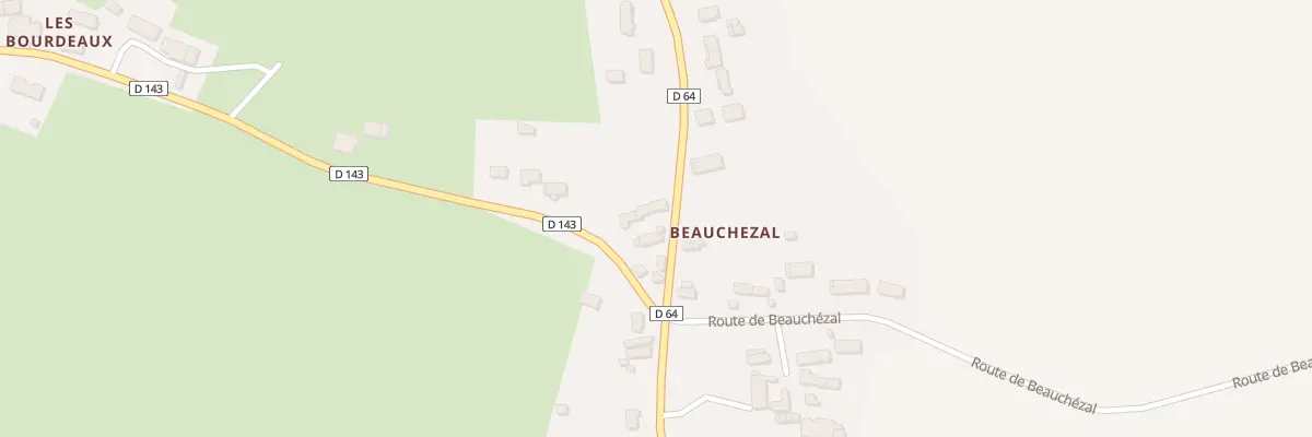 Plan du 48 Beauchezal à Saint-Georges-de-Poisieux
