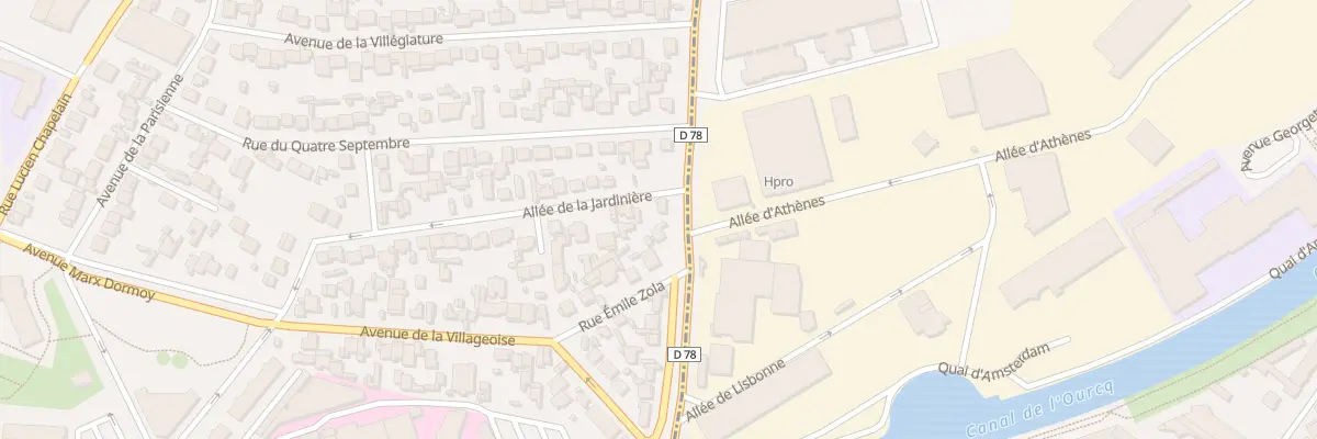 Plan du 31 Av du Quatorze Juillet à Bondy