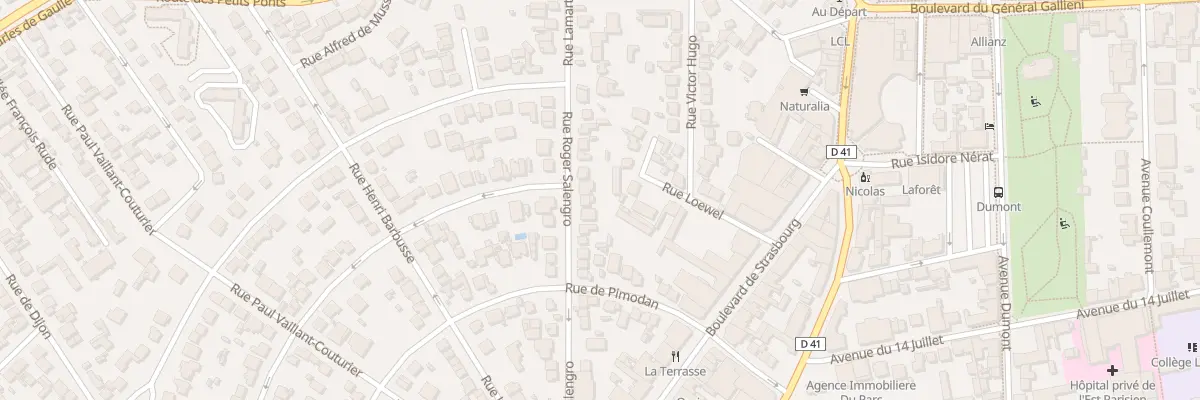 Plan du 32 Rue Roger Salengro à Aulnay-sous-Bois