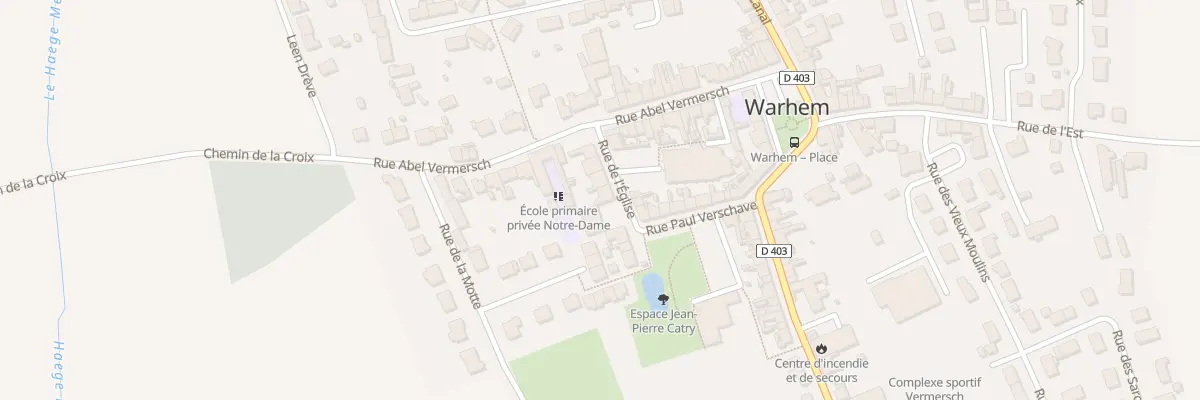 Plan du 8 Rue de l’Eglise à Warhem