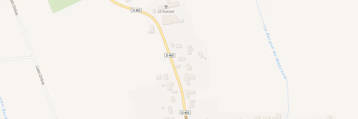 Plan du 412 Rue du Canal à Warhem