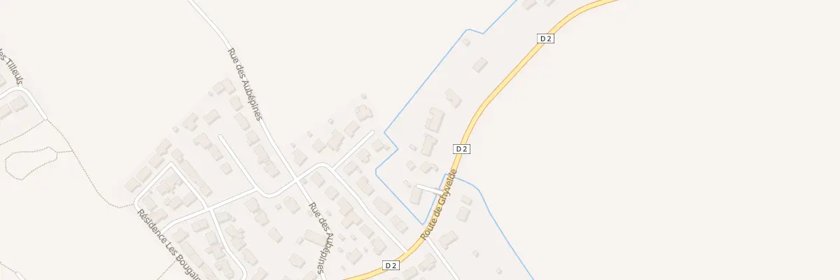 Plan du 34 Rte de Ghyvelde à Uxem
