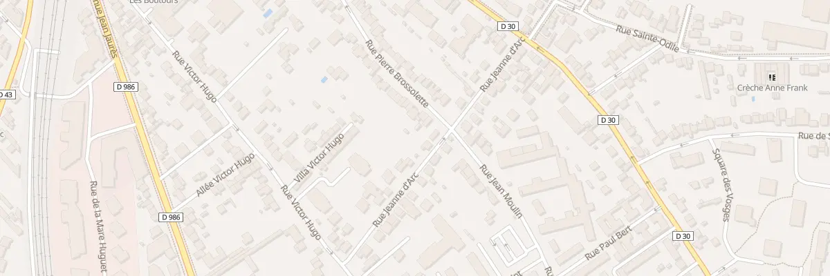 Plan du 80 Rue Pierre Brossolette à Rosny-sous-Bois