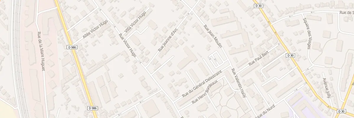 Plan du 113 Rue Victor Hugo à Rosny-sous-Bois