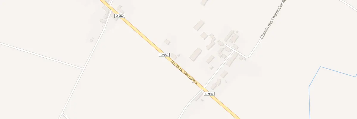Plan du 23 Rte de Montargis à Mézières-en-Gâtinais