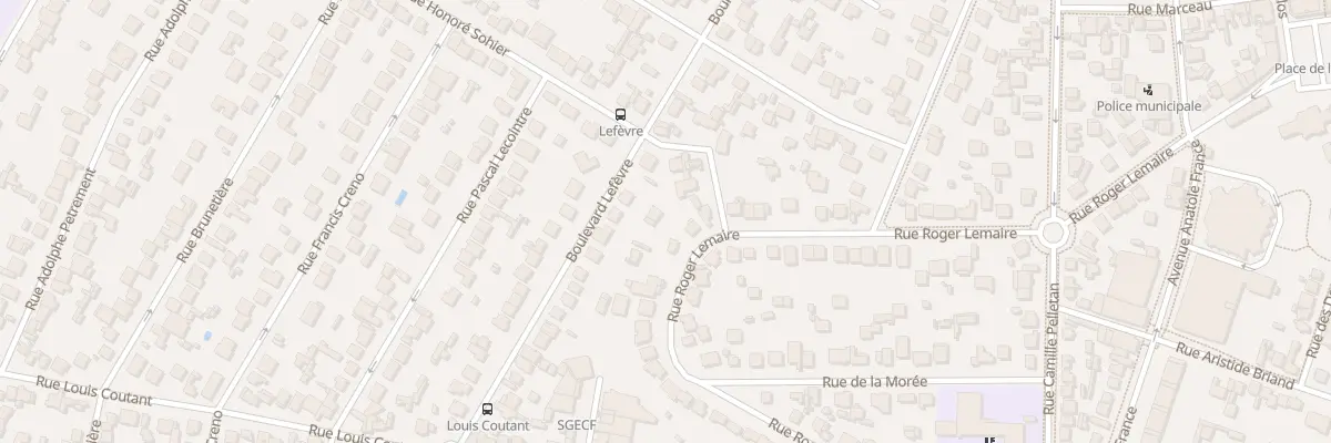 Plan du 59B Rue Roger Lemaire à Aulnay-sous-Bois