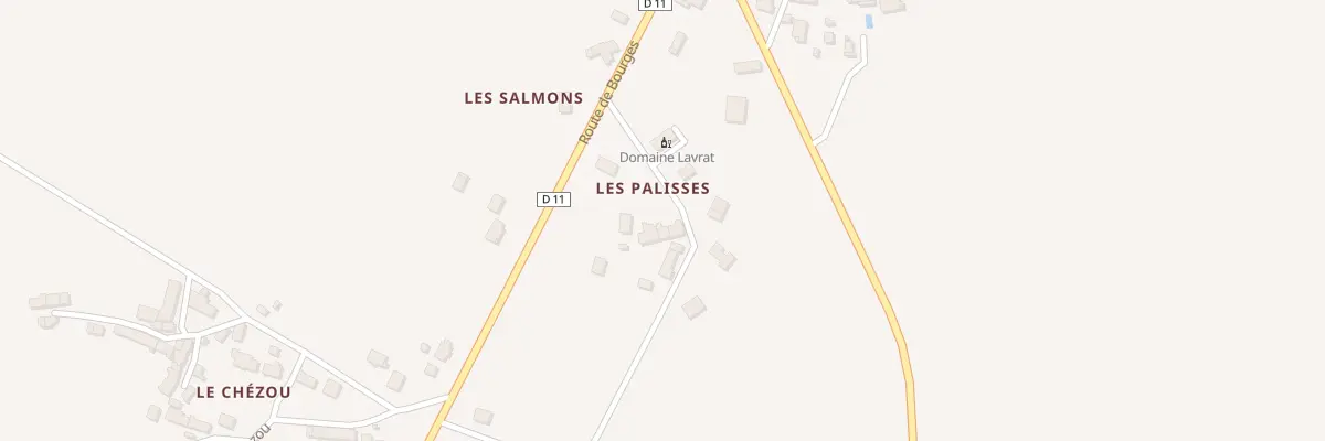 Plan du 6 Les Palisses à Menetou-Salon