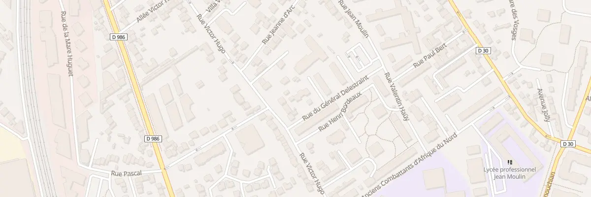 Plan du 123 Rue Victor Hugo à Rosny-sous-Bois