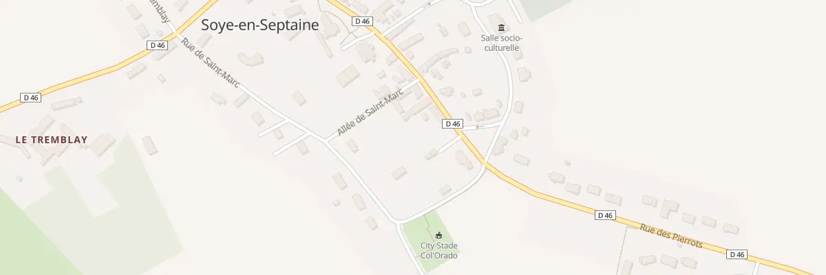 Plan du 8 Rue de la Mairie à Soye-en-Septaine