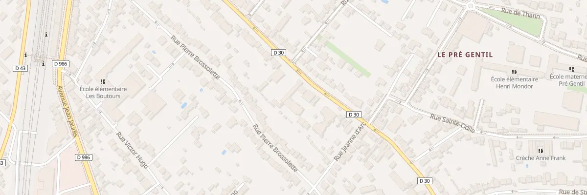 Plan du 98 Rue du Gen Leclerc à Rosny-sous-Bois